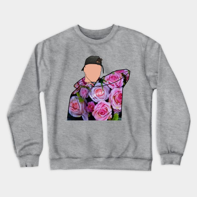 Larray- Digital Art- Pink Roses Jumper Crewneck Sweatshirt by Vtheartist